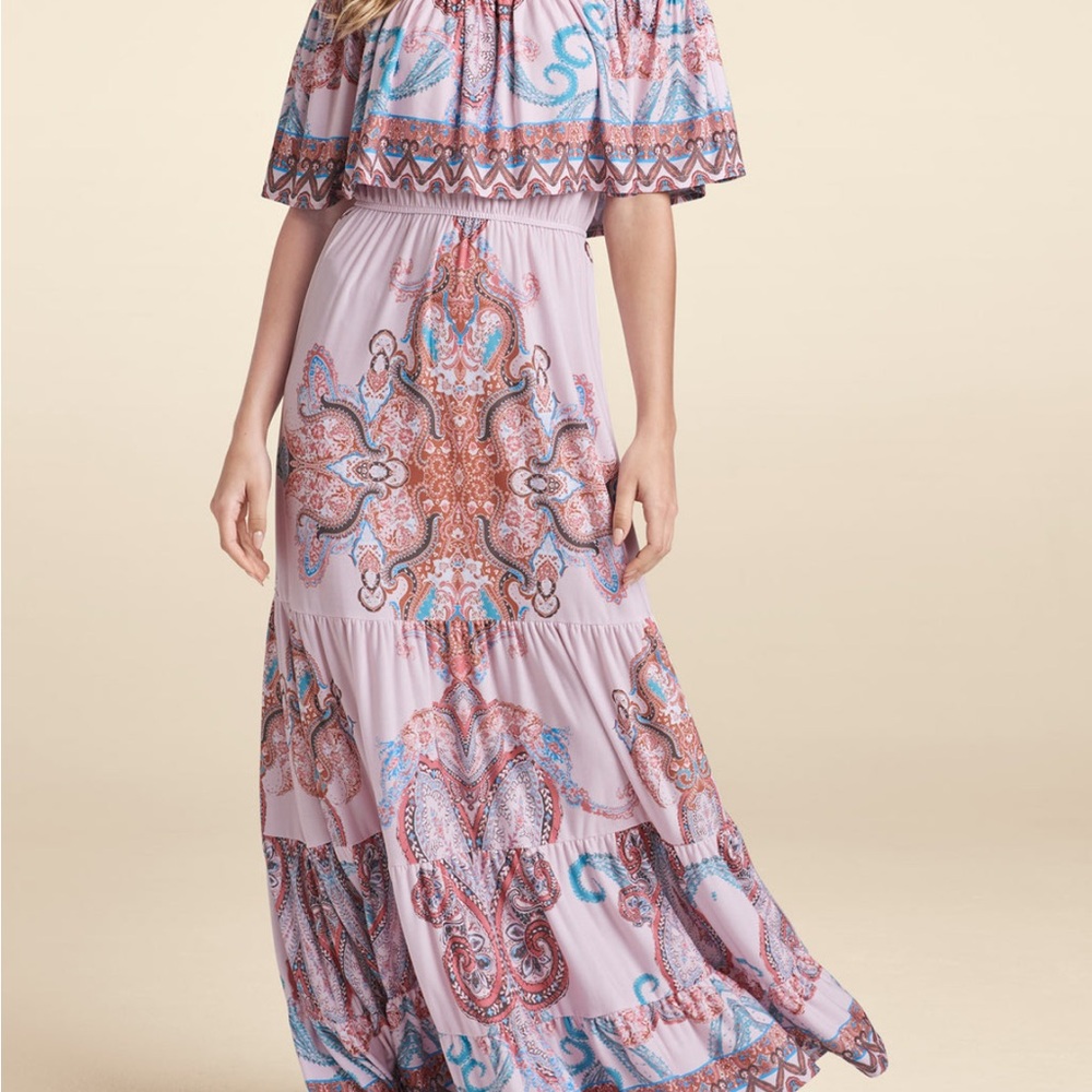 Bohemian Paisley Maxi Dress